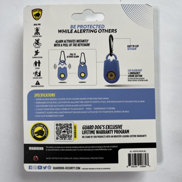 Guard Dog Security Portable Security Alarm Keychain Self Defense - Picture 2 of 5